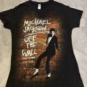 Black Michael Jackson Graphic T-Shirt